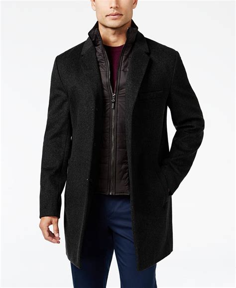 michael kors mens overcoat and peacoats|Michael Kors men's overcoat macy's.